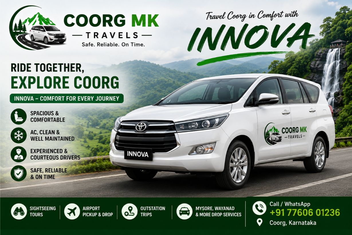 Innova Taxi Coorg